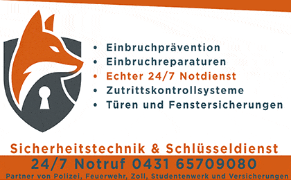 FirmenlogoSicherheitstechnik Marco Fuchs UG Kiel