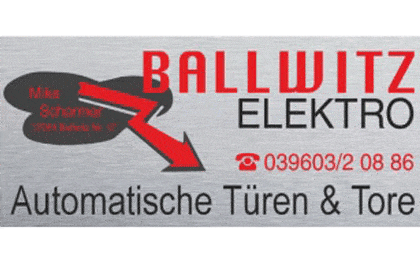 FirmenlogoScharmer Mike - Ballwitz-Elektro Automatische Türen & Tore Holldorf, Ballwitz