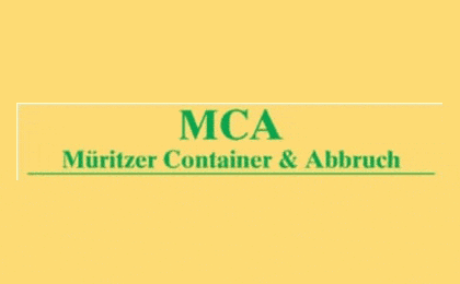 FirmenlogoMCA Müritzer Container und Abbruch Schrott Röbel Müritz