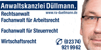 FirmenlogoAnwaltskanzlei Düllmann Iserlohn
