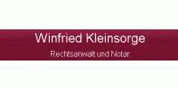 FirmenlogoKleinsorge Winfried Rechtsanwalt u. Notar a.D. Hemer