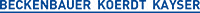 FirmenlogoBeckenbauer u. Koerdt u. Kayser Rechtsanwälte und Notar Menden (Sauerland)