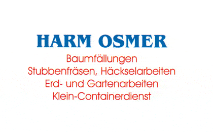 FirmenlogoOsmer Baumfällung, Gartenarbeiten Bremen