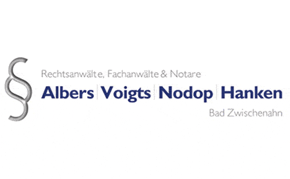 FirmenlogoAlbers, Voigts, Nodop, Hanken Rechtsanwälte, Fachanwälte & Notare Bad Zwischenahn