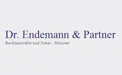 FirmenlogoDr. Endemann & Partner Rechtsanwälte und Notar Münster