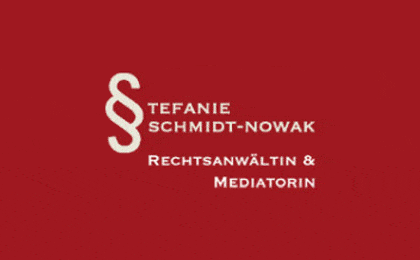 FirmenlogoStefanie Schmidt-Nowak - Rechtsanwältin & Mediatorin Münster