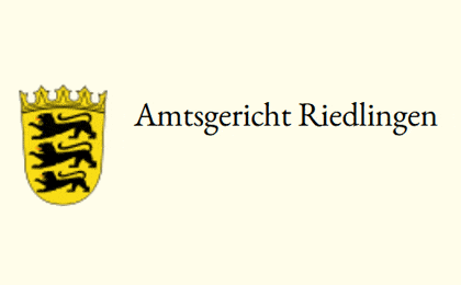 FirmenlogoAmtsgericht Riedlingen Riedlingen