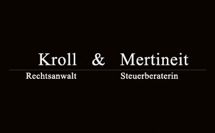 FirmenlogoKroll & Mertineit Rechtsanwalt - Steuerberaterin Güstrow