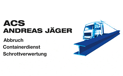 FirmenlogoJäger, Andreas ACS Schrotthandel, Abbruch, Containerdienst Ribnitz-Damgarten