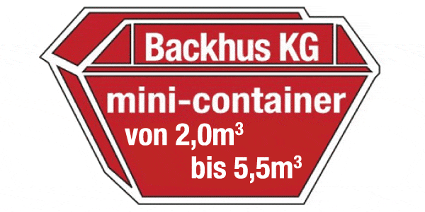 FirmenlogoContainerdienst Backhus KG Mini-Container Rhein-Main-Taunus Hofheim