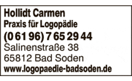 FirmenlogoHollidt Carmen Praxis für Logopädie Bad Soden