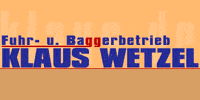 FirmenlogoWetzel Klaus Baggerbetrieb Waldkappel
