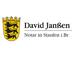 FirmenlogoJanßen David Notar Staufen