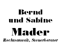 FirmenlogoMader Bernd u. Sabine GbR Rechtsanwalt Detmold