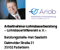 FirmenlogoArbeitnehmer-Lohnsteuerberatung Paderborn