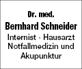 FirmenlogoDr.med. Bernhard Schneider Internist Bad Driburg