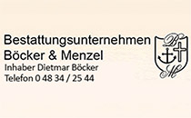 Logo Büsumer Bestattungsunternehmen Böcker & Menzel, Inhaber Dietmar Böcker Büsum