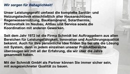 Bildergallerie Sanitär + Umwelttechnik Schmidt GmbH Sanitärtechnik Bargteheide