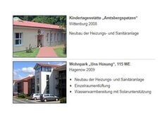 Bildergallerie Berlin Heizung Sanitär und Rohrverlegung GmbH Parchim