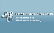 Logo Schweißtechnik Denke GmbH Schweißgeräte u. -bedarf Neubrandenburg