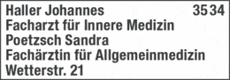 Bildergallerie Haller Johannes Facharzt für Innere Medizin u. Poetzsch Sandra Fachärztin für Allgemeinmedizin Herdecke