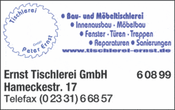 Bildergallerie Peter Ernst GmbH Tischlerei Hagen