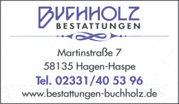 Bildergallerie Buchholz Bestattungen Hagen
