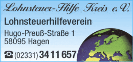 Bildergallerie Lohnsteuerhilfe Kreis e.V. Lohnsteuerhilfeverein Hagen