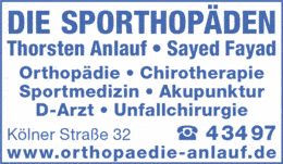 Bildergallerie Anlauf Thorsten Orthopädie Hagen