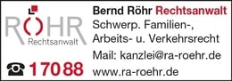 Bildergallerie Röhr Bernd Rechtsanwalt Hagen