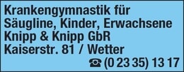 Bildergallerie Knipp & Knipp GbR Krankengymnastik Wetter