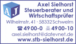 Bildergallerie Johannvordersielhorst Axel Dipl.-Ök. Steuerberater Schwelm