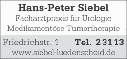 Bildergallerie Siebel Hans Peter Facharzt für Urologie Lüdenscheid