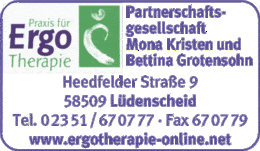 Bildergallerie Kristen & Grotensohn Praxis für Ergotherapie Lüdenscheid