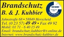 Bildergallerie Kuhbier B. u. J. Brandschutz Herscheid
