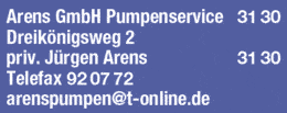 Bildergallerie Arens Pumpenservice GmbH Plettenberg