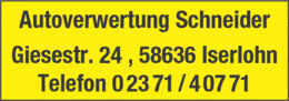 Bildergallerie Schneider Tim Autoverwertung Iserlohn