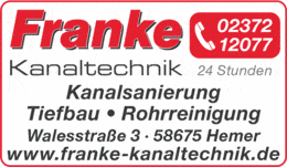 Eigentümer Bilder Franke Kanaltechnik GmbH Hemer