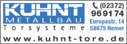 Bildergallerie Kuhnt Metallbau Torsysteme 