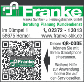 Bildergallerie Franke Sanitär- u. Heizungstechnik GmbH Hemer