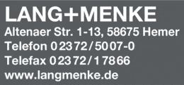 Bildergallerie Lang + Menke GmbH Hemer