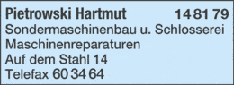 Bildergallerie Pietrowski Hartmut Plettenberg