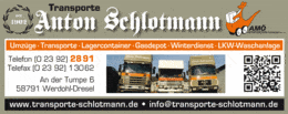 Bildergallerie Anton Schlotmann e.K. Tranporte Werdohl