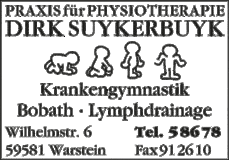 Bildergallerie Suykerbuyk Dirk Krankengymnastik Warstein