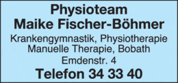 Bildergallerie Physioteam Fischer-Böhmer Maike Soest