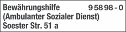 Bildergallerie Bewährungshilfe Ambulanter Sozialer Dienst Werl