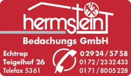 Bildergallerie Hermstein Bedachungs GmbH Möhnesee