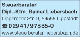 Bildergallerie Liebersbach Rainer Dipl.-Kfm. Steuerberater Lippstadt