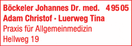 Bildergallerie Böckeler Johannes Dr. med. u. Adam Christof Fachärzte für Allgemeinmedizin Erwitte