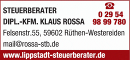 Bildergallerie Rossa Klaus Dipl.-Kfm. Steuerberater Rüthen